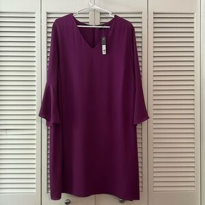 THE LIMITED 18 W Purple Chiffon Luxury Dress